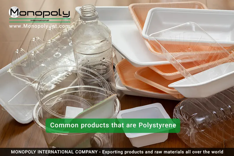Common products that are Polystyrene