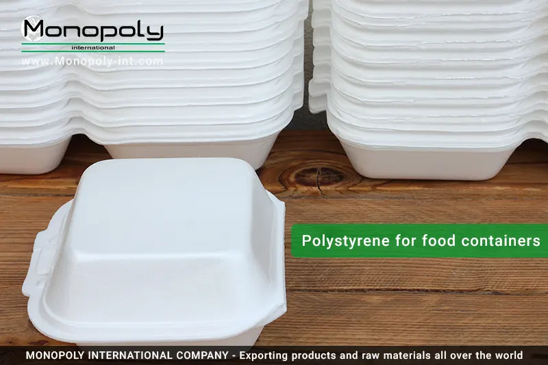 Polystyrene for food containers